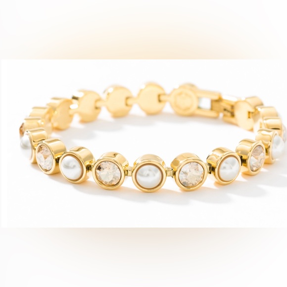Swarovski Jewelry - Touchstone Crystal by Swarovski GOLDEN TREASURED ice bracelet BNIB